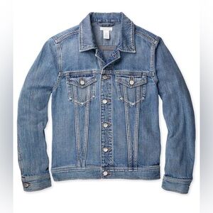 Outerknown Women's Peacenik Denim Trucker Jacket - Mid Wash - Size S - NWOT